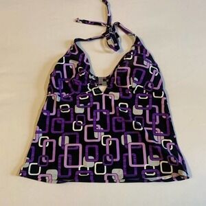 5/ $25 Apt 9 Purple Print Tankini Top 12